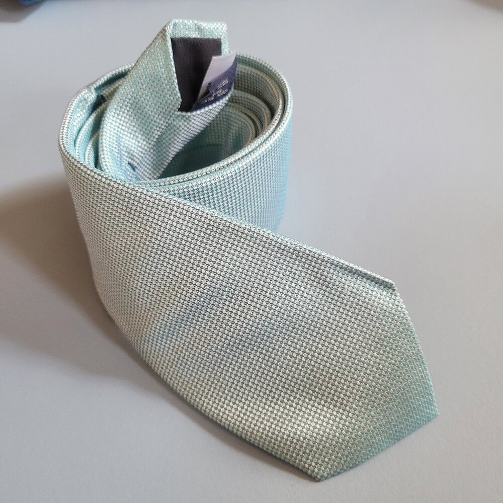 NWT J.Crew Factory Mint Silk Tie